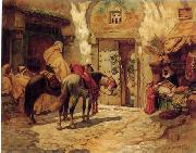 unknow artist Arab or Arabic people and life. Orientalism oil paintings  438 France oil painting artist